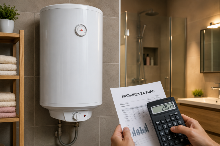 Ile prądu zużywa bojler elektryczny? Kalkulator kosztów ciepłej wody